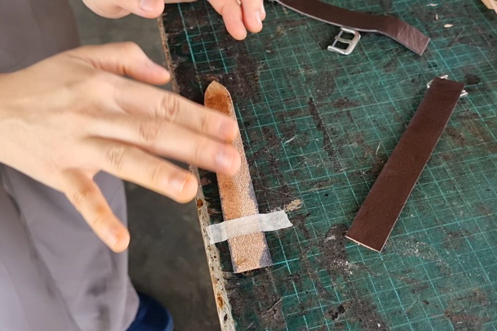 Making Leather Watch Strap