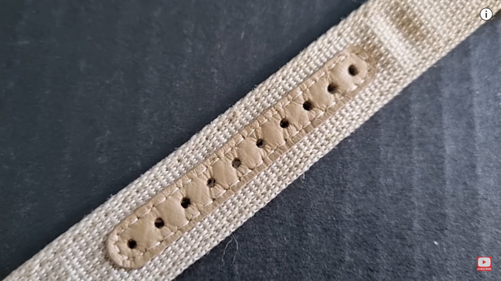 leather reinforcements on watch strap holes seiko snk803