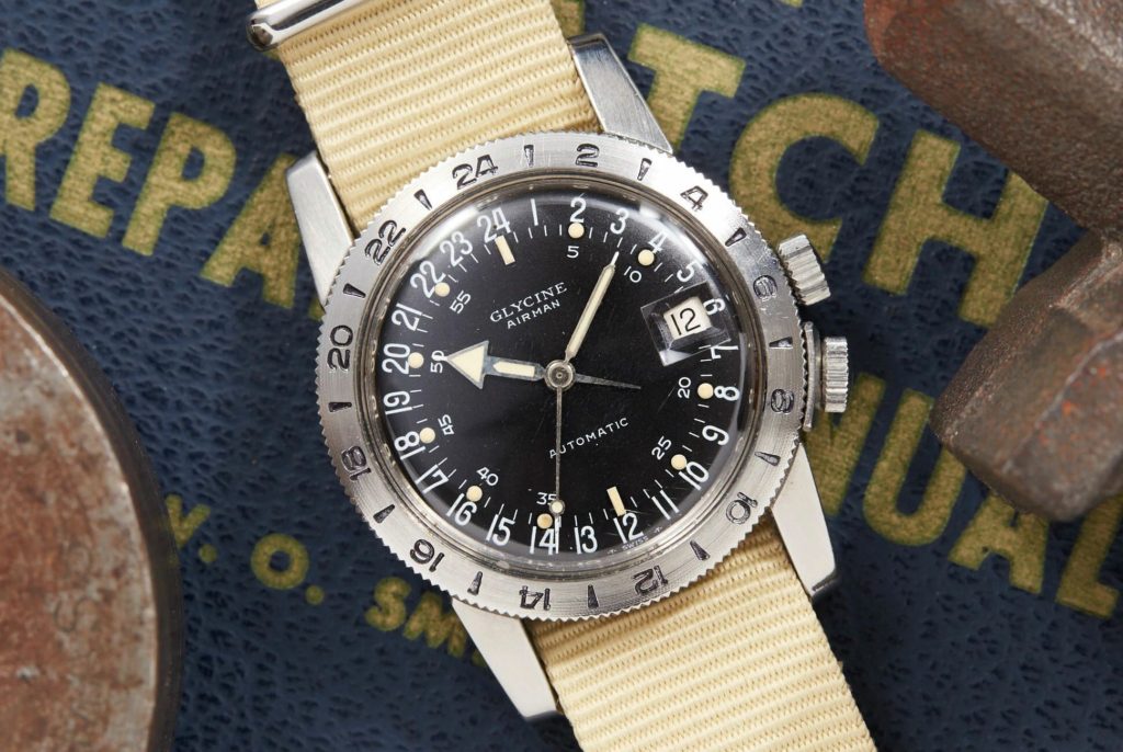 Glycine Airman the first gmt watch